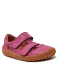 Froddo Sandały Barefoot Sandal G3150266-7 S Różowy. Czerwone sandały dziewczęce Froddo, ze skóry, bez zapięcia. Za 259.99 zł.