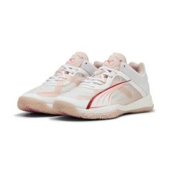 Damskie buty do piłki ręcznej Accelerate NITRO™ SQD PUMA. Białe obuwie sportowe damskie Puma, bez wzorów, z tworzywa sztucznego, do biegania. Za 347.18 zł.
