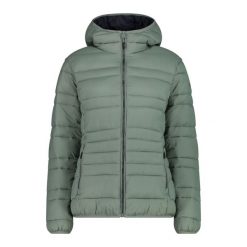 Kurtka damska turystyczna CMP 34K3116. Białe kurtki damskie CMP, na jesień, s, bez wzorów, z materiału, z kapturem. Za 519.99 zł.