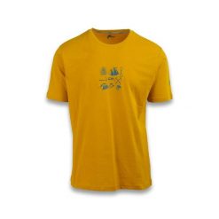 T-Shirt Ande New Climb Dorośli. Żółte t-shirty męskie ANDE, m, bez wzorów, z bawełny, klasyczne, bez kołnierzyka. Za 134.99 zł.