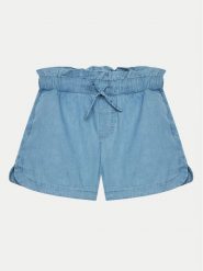 Coccodrillo Szorty materiałowe WC4119402HGJ Niebieski Relaxed Fit. Niebieskie spodenki dla dziewczynek COCCODRILLO, bez wzorów, z bawełny. Za 79.99 zł.