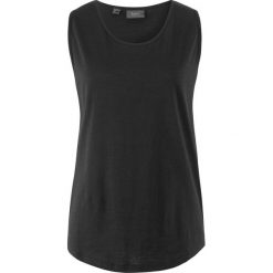 Top z przędzy mieszankowej bonprix czarny. Topy damskie marki DOMYOS. Za 16.99 zł.