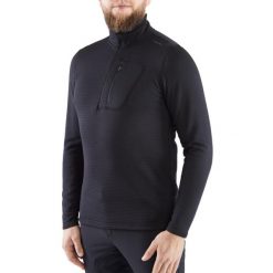 Bluza trekkingowa męska z technicznej dzianiny Admont. Czarne bluzy męskie Viking, m, bez wzorów, z dzianiny, bez kaptura. Za 99.00 zł.