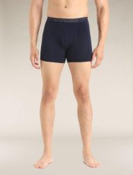 ICEBREAKER Bokserki męskie M Anatomica Boxers midnight navy-XXL. Niebieskie bokserki męskie Icebreaker, l, bez wzorów, z lycry. Za 204.80 zł.