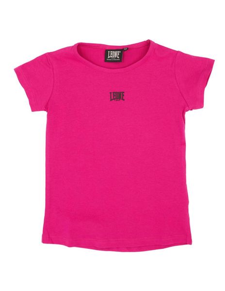 Energetyczna koszulka dla dziewczynki. Czerwone t-shirty i topy dla dziewczynek LEONE 1947 APPAREL, bez wzorów, z bawełny, bez ramiączek. Za 63.11 zł.