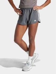 Adidas Szorty sportowe Pacer Training 3-Stripes IS2173 Szary Regular Fit. Szare szorty sportowe damskie Adidas, xs, bez wzorów, z syntetyku, sportowe, na fitness i siłownię. Za 119.99 zł.
