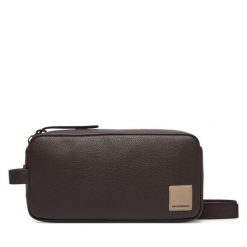Saszetka Emporio Armani. Brązowe saszetki męskie Emporio Armani, młodzieżowe, małe. Za 894.99 zł.