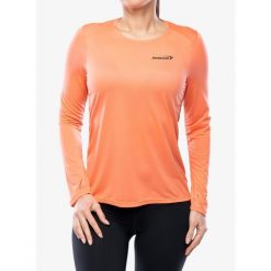 Bluza do biegania damska Inov-8 Performance Long Sleeve. Brązowe bluzy damskie Inov-8, bez wzorów, bez kaptura. Za 172.99 zł.