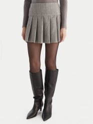 MAX&Co. Spódnica mini Canto 2526106064200 Szary Regular Fit. Szare spódnice damskie MAX&Co., bez wzorów, z syntetyku, mini. Za 679.99 zł.