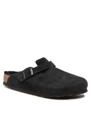 Birkenstock Klapki Boston Vl/Sheraling 0259881 Czarny. Czarne klapki męskie Birkenstock, ze skóry. Za 809.99 zł.