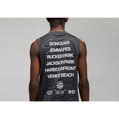 Koszulka męska nike air jordan dri-fit sports breakfast club mesh printed. Czarne koszulki sportowe męskie Nike, m, bez wzorów, z jersey, bez kołnierzyka, bez ramiączek, do biegania, dri-fit (nike). Za 269.00 zł.