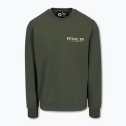 Bluza męska Pitbull Para Bellum Crewneck Sweatshirt. Zielone bluzy męskie PITBULL, m, bez wzorów, bez kaptura, na fitness i siłownię. Za 199.99 zł.