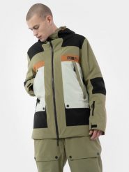 4F Kurtka snowboardowa membrana 15 000 męska XXL. Brązowe kurtki męskie 4f, l, bez wzorów, bez kaptura, narciarskie. W wyprzedaży za 279.99 zł.