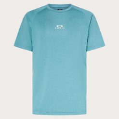 Oakley Koszulka O Fit Rc Foa403038-6Gp. Niebieskie koszulki sportowe męskie Oakley, l, bez wzorów, z materiału, bez kołnierzyka, bez ramiączek, na fitness i siłownię. Za 155.35 zł.