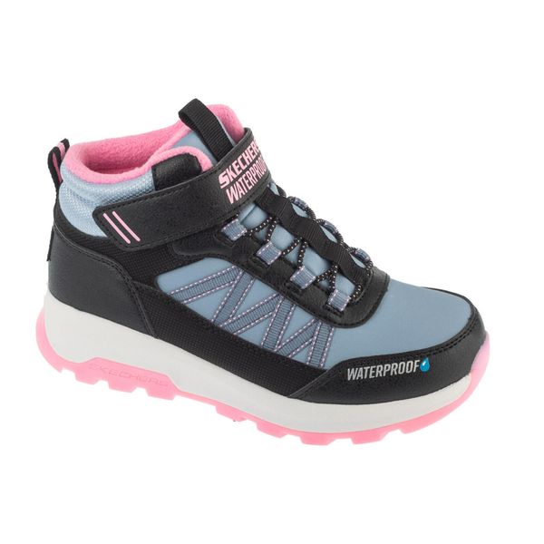 Buty zimowe dziewczęce, Storm Blazer - Arctic Mass. Czarne buty zimowe dziewczęce Skechers, bez wzorów, bez zapięcia. Za 299.99 zł.