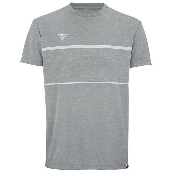 Koszulka tenisowa męska z krótkimrękawem Tecnifibre Team Tech Tee. Szare koszulki sportowe męskie TECNIFIBRE, l, bez wzorów, bez kołnierzyka, bez ramiączek, tenisowe. Za 235.00 zł.