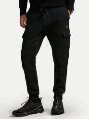 Polo Ralph Lauren Spodnie materiałowe 710980340003 Czarny Regular Fit. Czarne spodnie materiałowe męskie Polo Ralph Lauren, l, bez wzorów, z bawełny. Za 769.99 zł.