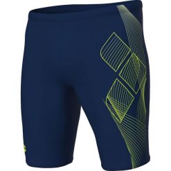 Spodenki pływackie męskie Arena Sea Water Swim Jammer. Niebieskie szorty męskie Arena, l, bez wzorów, z materiału. Za 199.99 zł.