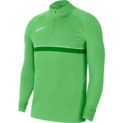Męska Koszulka Academy 21 DriFIT Quarter Zip Drill Top. Zielone bluzy męskie Nike, m, bez wzorów, bez kaptura. Za 88.99 zł.
