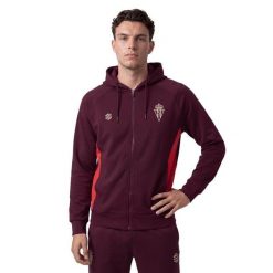 Męska lifestyle’owa piłkarska bluza z kapturem Siroko RSG Travel Fullzip Pla. Białe bluzy sportowe męskie SIROKO, m, bez wzorów, z bawełny, z kapturem, do piłki nożnej. Za 222.40 zł.