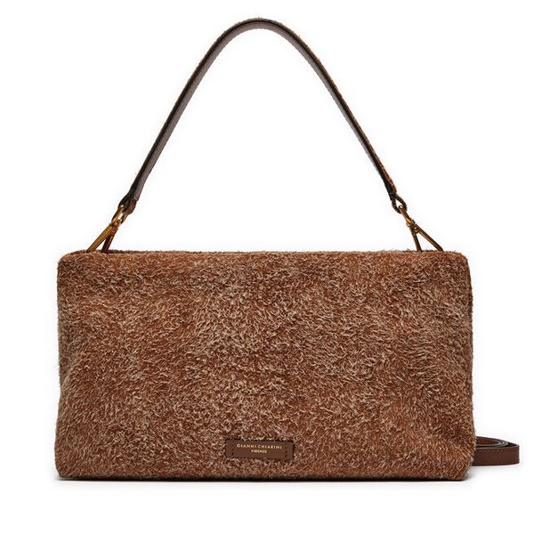 Torebka Gianni Chiarini. Brązowe torebki do ręki damskie Gianni Chiarini, bez wzorów, klasyczne, bez dodatków. Za 659.99 zł.