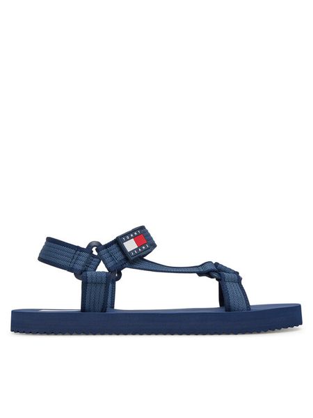 Tommy Jeans Sandały Tjm Casual Sandal EM0EM01563 Granatowy. Niebieskie sandały męskie Tommy Jeans, z jeansu, bez zapięcia. Za 149.99 zł.