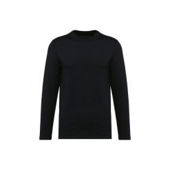 Koszulka z długim rękawem Suprima z okrągłym dekoltem Kariban Premium. Czarne bluzki z długim rękawem męskie KARIBAN, m, bez wzorów, z bawełny, bez kołnierzyka. Za 132.50 zł.