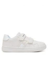 Tommy Hilfiger Sneakersy Flag Low Cut Velcro Sneaker T1A9-33726-0375 S Biały. Białe buty sportowe dziewczęce Tommy Hilfiger, bez wzorów, ze skóry, bez zapięcia. Za 209.99 zł.