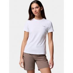 T-shirt Damski Columbia Diamond Peak Pro. Białe t-shirty damskie Columbia, bez wzorów, casualowe, bez kołnierzyka. Za 269.00 zł.