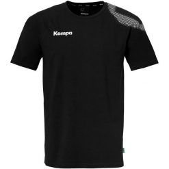 Koszulka Kempa Core 26. Czarne koszulki sportowe męskie Kempa, l, bez wzorów, z materiału, bez kołnierzyka, bez ramiączek, do piłki nożnej. Za 125.13 zł.