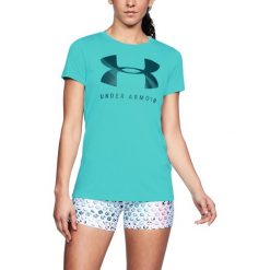 Under Armour Koszulka damska Tech Graphic Twist SSC turkusowa r. S (1309897-425). T-shirty damskie marki Under Armour. Za 75.80 zł.
