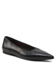 Vagabond Shoemakers Baleriny Hermine 5733-001-20 Czarny. Czarne baleriny damskie Vagabond Shoemakers, bez wzorów, ze skóry, bez obcasa. Za 289.99 zł.