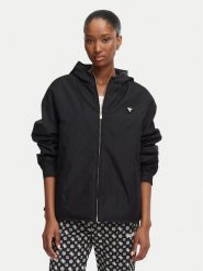 Guess Kurtka przejściowa V6YL11 W2871 Czarny Regular Fit. Czarne kurtki damskie Guess, xxs, z aplikacjami, z syntetyku, bez kaptura. Za 614.99 zł.