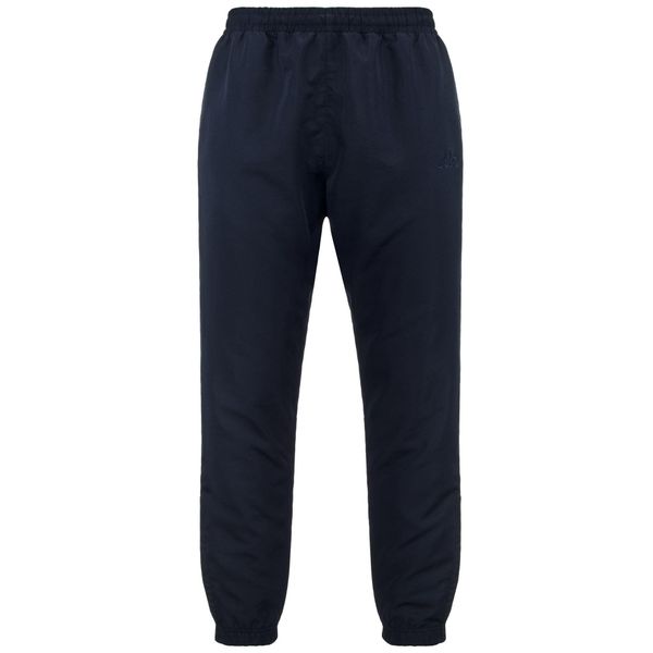 Spodnie dresowe Kappa Krismano. Niebieskie spodnie sportowe męskie Kappa, l, bez wzorów, z dresówki. Za 179.50 zł.
