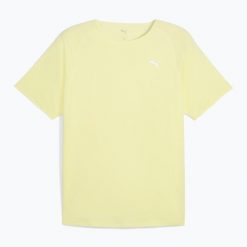 Koszulka do biegania męska PUMA Run Cloudspun Tee. Żółte koszulki sportowe męskie Puma, m, bez wzorów, bez kołnierzyka, bez ramiączek, do biegania. Za 159.99 zł.