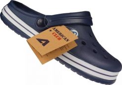 American Club Młodzieżowe klapki basenowe American Club NH-02/24 grantowe 41. Klapki męskie American CLUB, młodzieżowe. Za 39.00 zł.