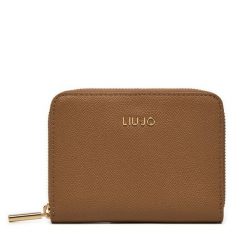 Portfel Liu Jo. Brązowe portfele damskie Liu Jo, bez wzorów. Za 269.99 zł.