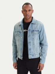 Tommy Jeans Kurtka jeansowa Ryan DM0DM23002 Błękitny Regular Fit. Niebieskie kurtki męskie Tommy Jeans, m, bez wzorów, z bawełny, bez kaptura. Za 449.99 zł.