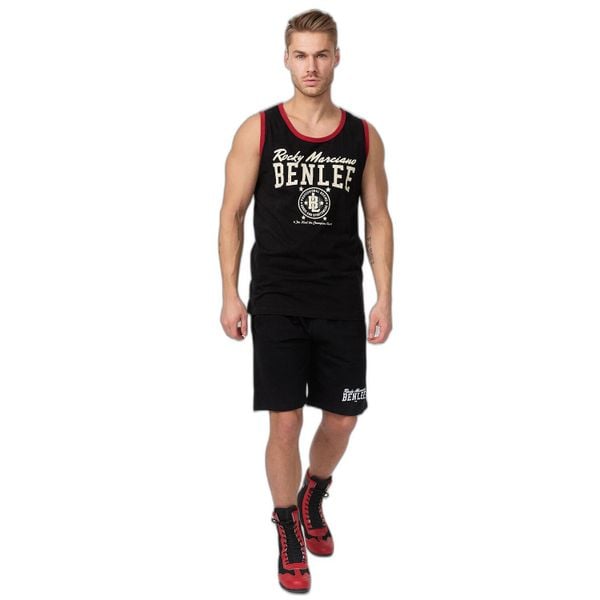 Tank top Benlee Pittsfield. Czarne koszulki sportowe męskie BENLEE, m, bez wzorów, z bawełny, klasyczne, bez kołnierzyka. Za 136.00 zł.