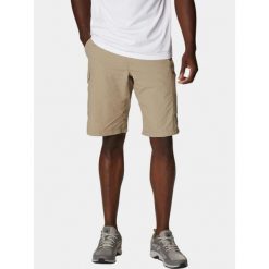 Spodenki turystyczne męskie Columbia Silver Ridge. Brązowe krótkie spodenki sportowe męskie Columbia, l, bez wzorów, trekkingowe. W wyprzedaży za 233.10 zł.