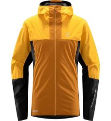 Kurtka techniczna męska L.I.M Alpha Hood. Żółte kurtki męskie Haglöfs, l, bez wzorów, bez kaptura. Za 705.00 zł.
