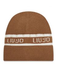 Liu Jo Czapka TF5239 MA92F Beżowy. Brązowe rękawiczki damskie Liu Jo, na zimę, bez wzorów, z materiału. Za 269.99 zł.