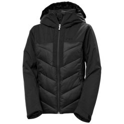 Kurtka narciarska damska Helly Hansen W Bellissimo. Czarne kurtki damskie Helly Hansen, na zimę, s, bez wzorów, bez kaptura. W wyprzedaży za 1,219.00 zł.