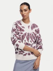 Desigual Sweter Kamloops 24WWJF57 Écru Loose Fit. Swetry damskie Desigual, l, bez wzorów, z syntetyku, bez kołnierzyka, bez ramiączek, bez kaptura. Za 349.99 zł.