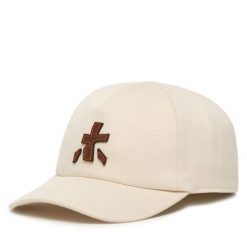 Czapka z daszkiem Premiata. Brązowe czapki i kapelusze damskie Premiata, bez wzorów. Za 629.99 zł.