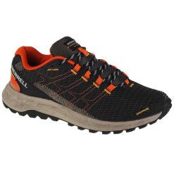 Buty do biegania męskie, Merrell Fly Strike. Czarne buty sportowe męskie Merrell, bez zapięcia, do biegania. Za 389.99 zł.