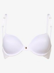 Triumph biustonosz z fiszbinami Kobiety Sztuczne włókno biały, 75D. Białe biustonosze Triumph, bez wzorów, z włókna. Za 279.95 zł.
