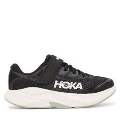Sneakersy Hoka. Czarne trampki i tenisówki chłopięce HOKA, bez wzorów, bez zapięcia. Za 359.99 zł.