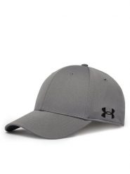 Under Armour Czapka z daszkiem Blitzing 1376702 Szary ciemny. Szare rękawiczki męskie Under Armour, bez wzorów, z poliesteru. Za 99.99 zł.
