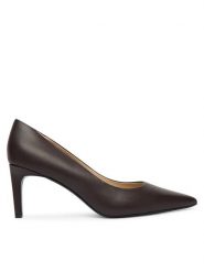 Calvin Klein Szpilki Ess Stiletto 70 HW0HW02607 Bordowy. Czerwone szpilki damskie Calvin Klein, bez wzorów, ze skóry, bez obcasa, bez zapięcia. Za 649.99 zł.